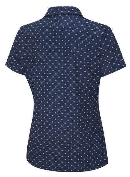 PING Aeria Printed polo de mujer, micro monogram