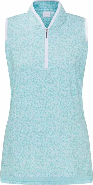 PING Penola Printed Sleeveless polo de mujer, splash