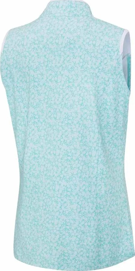 PING Penola Printed Sleeveless polo de mujer, splash