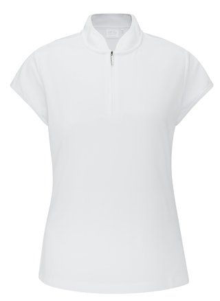 PING Evetta Jacquard polo de mujer, blanco