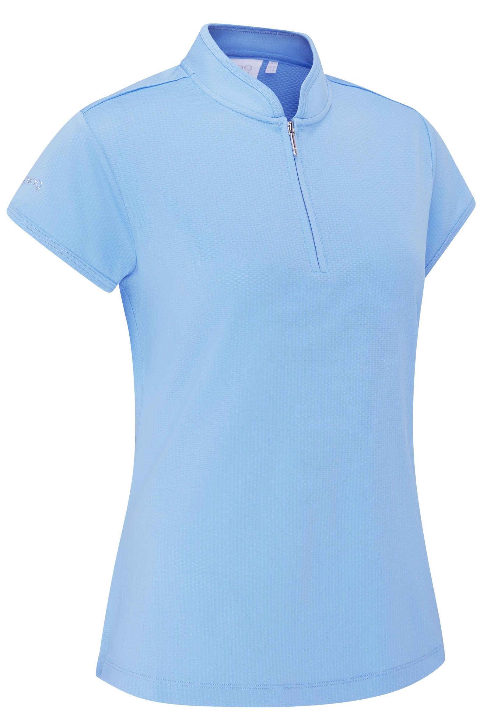PING Evetta Jacquard polo de mujer, infinity blue