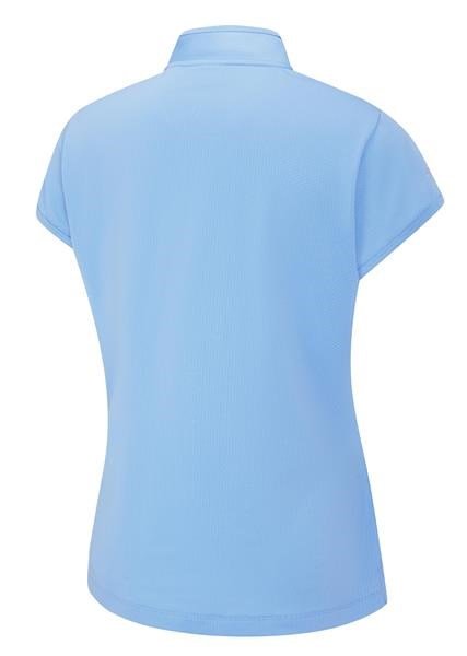 PING Evetta Jacquard polo de mujer, infinity blue