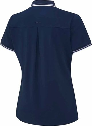 PING Viviana Tipped polo de mujer, azul marino