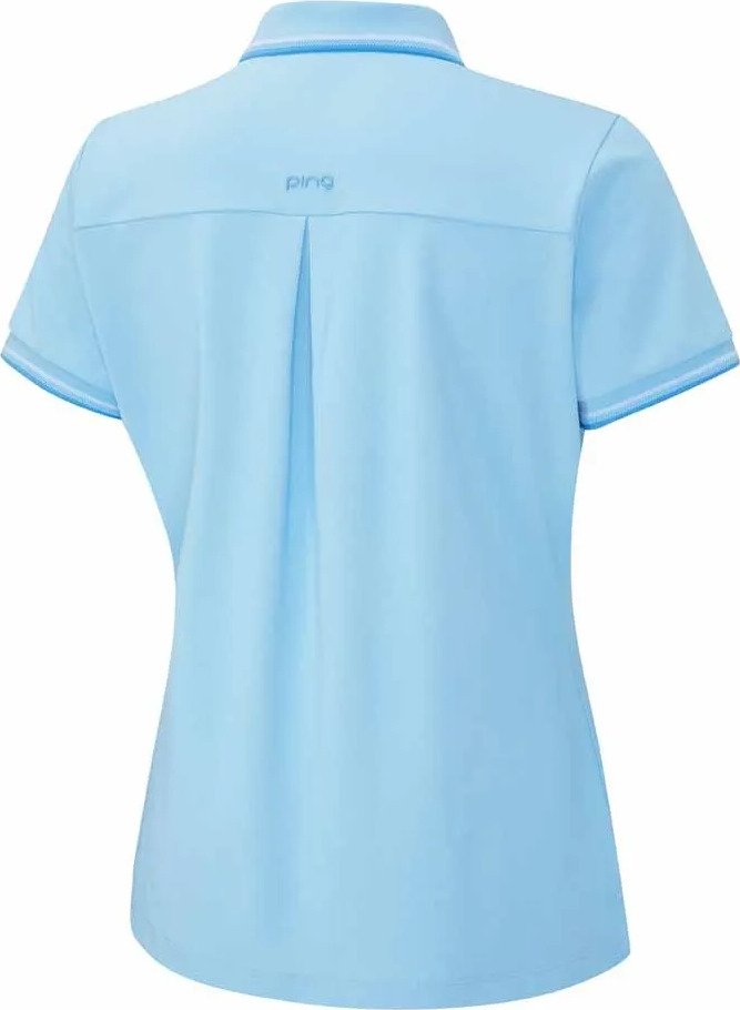 PING Viviana Tipped polo de mujer, baltic sea