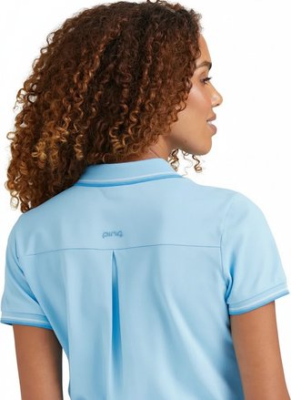 PING Viviana Tipped polo de mujer, baltic sea