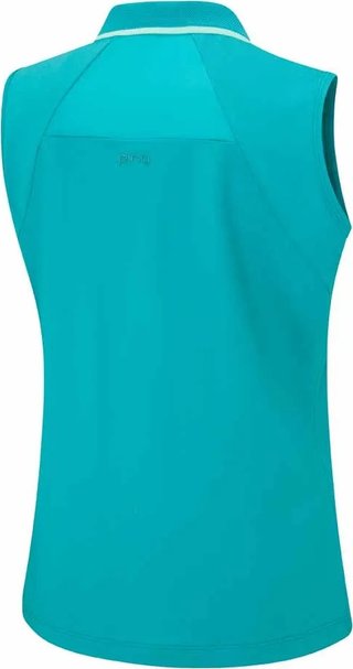 PING Eben Sleeveless polo de mujer, turquesa