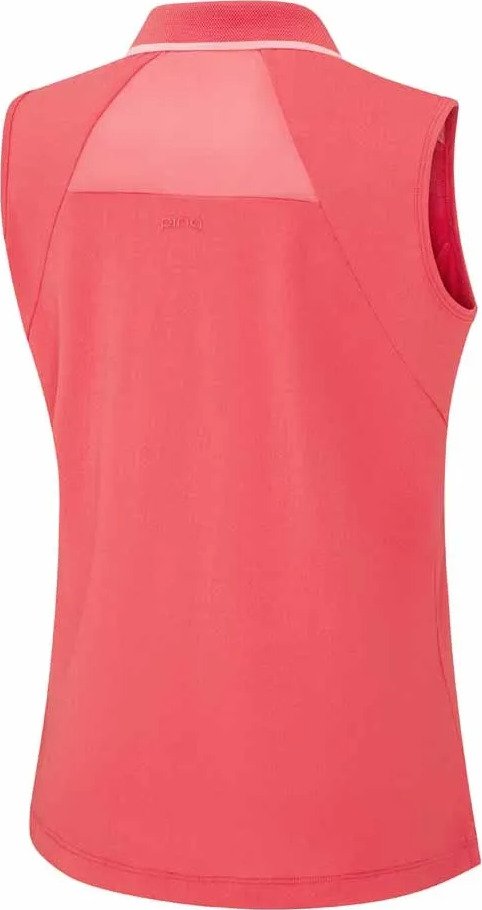 PING Eben Sleeveless polo de mujer, paradise pink