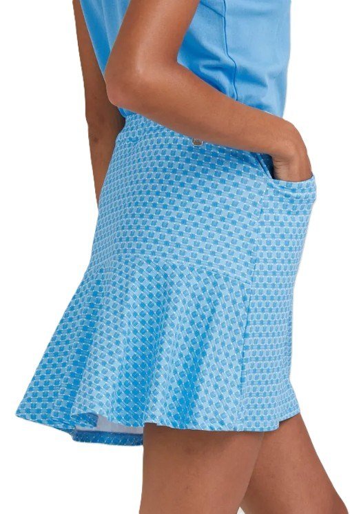 PING Harlie falda pantalón de mujer, azure geo