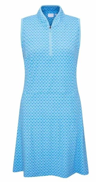 PING Ciara vestido de mujer, azure geo
