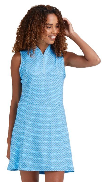 PING Ciara vestido de mujer, azure geo