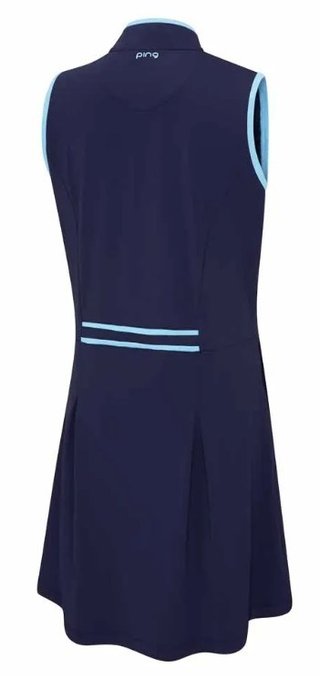 PING Ciara vestido de mujer, azul marino