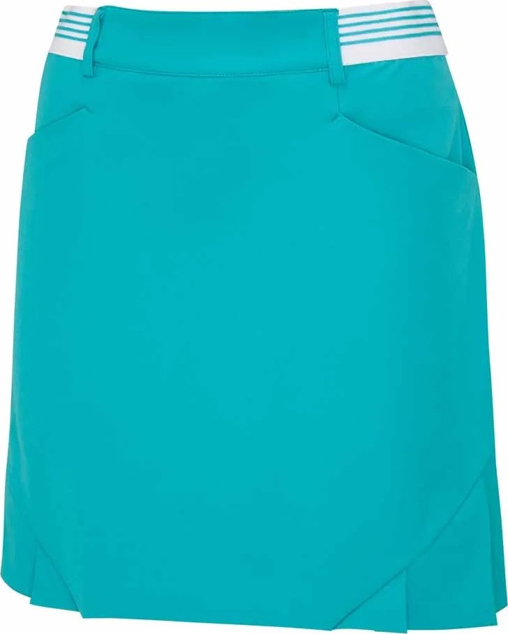PING Vic falda pantalón de golf para mujer, turquesa