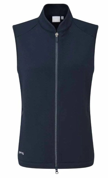 PING Mischa chaleco de mujer, azul marino