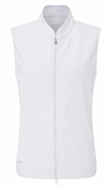 PING Mischa chaleco de mujer, blanco