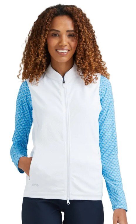 PING Mischa chaleco de mujer, blanco