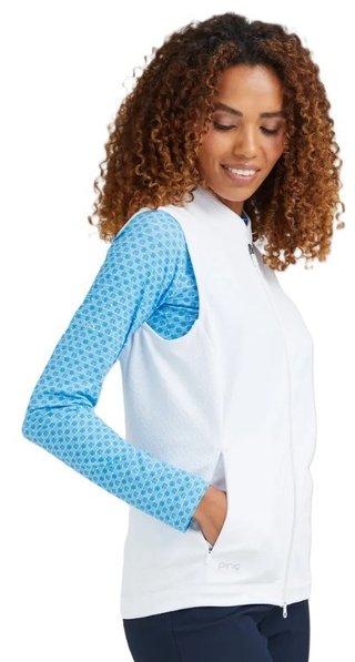 PING Mischa chaleco de mujer, blanco
