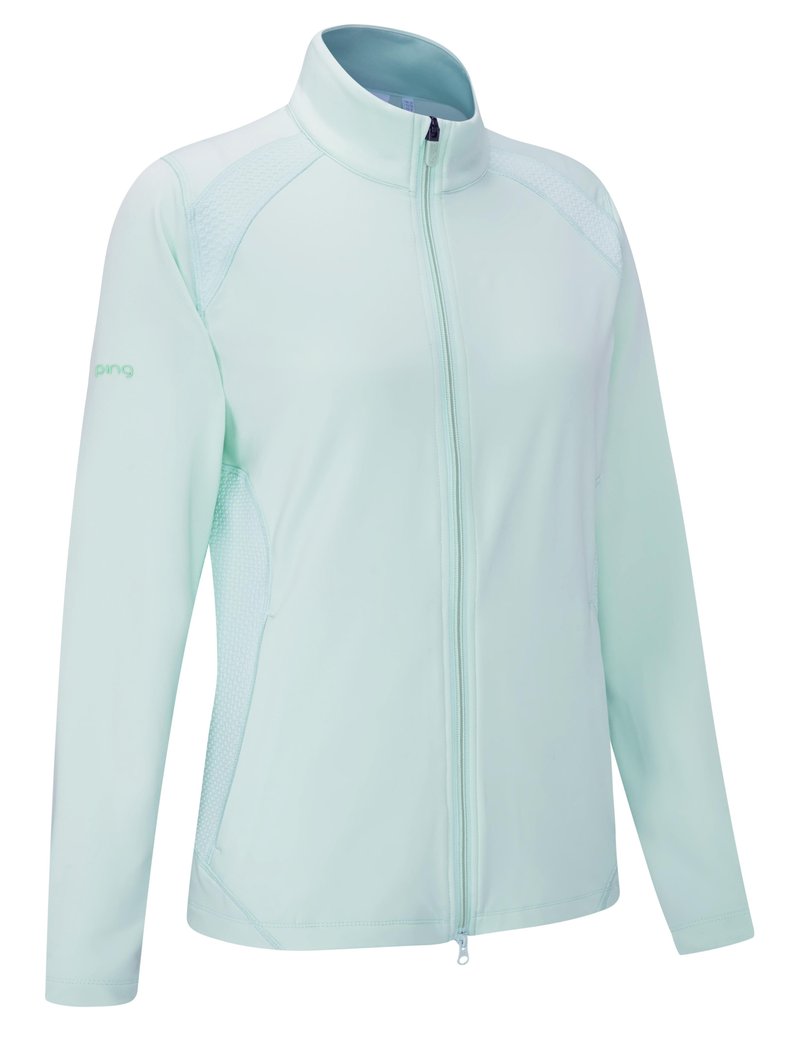 PING Eda Lightweight Full Zip chaqueta de mujer, seaspray
