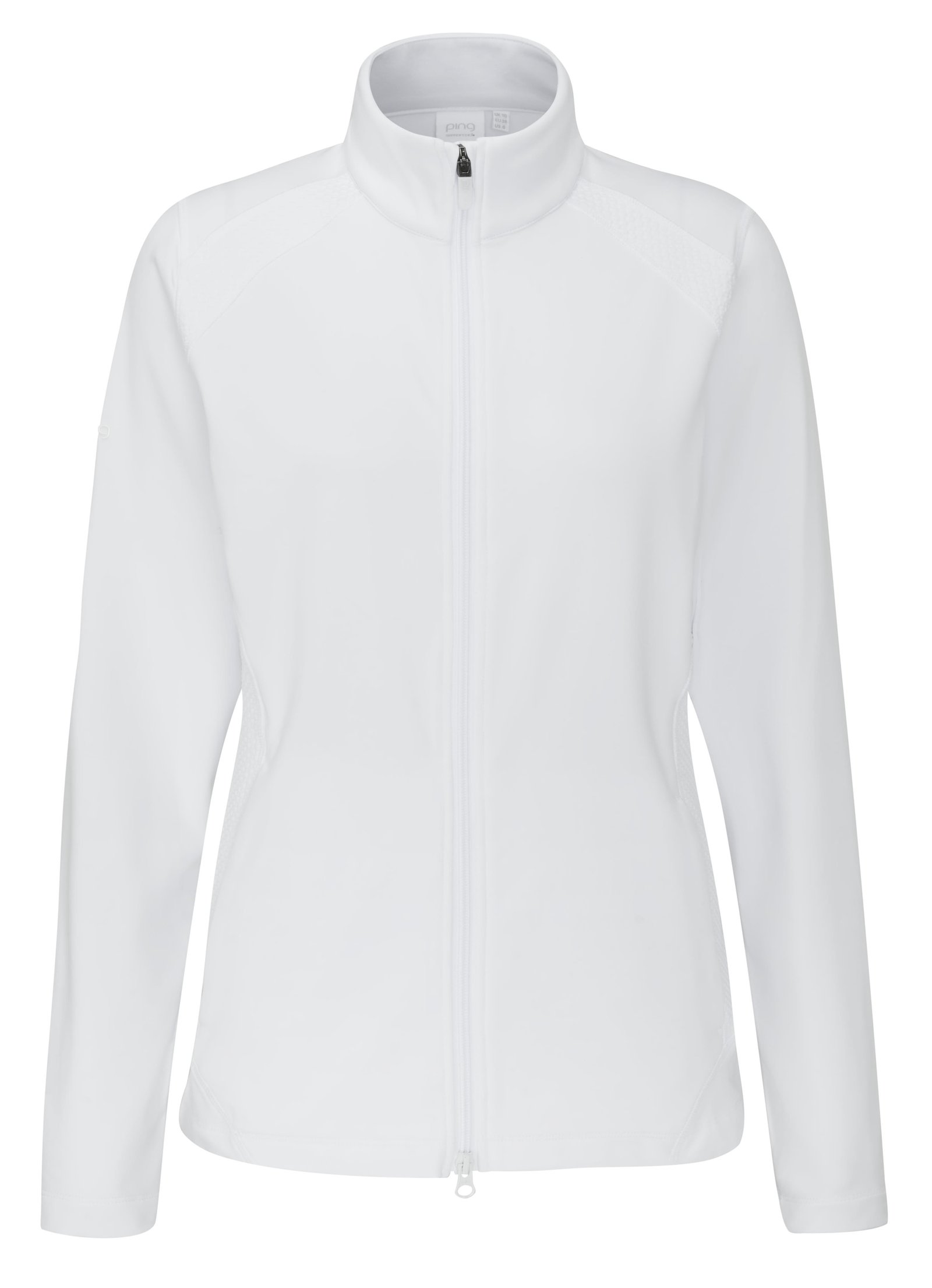 PING Eda Lightweight Full Zip chaqueta de mujer, blanca