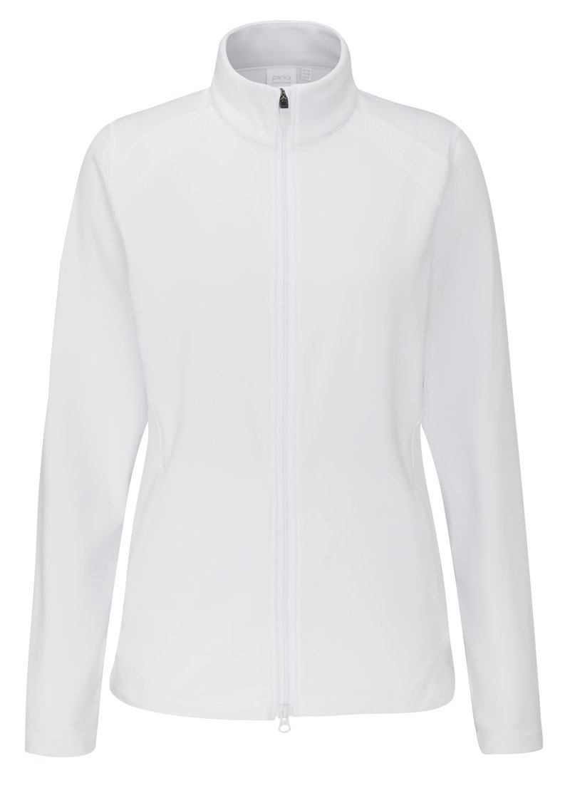 PING Eda Lightweight Full Zip chaqueta de mujer, blanca