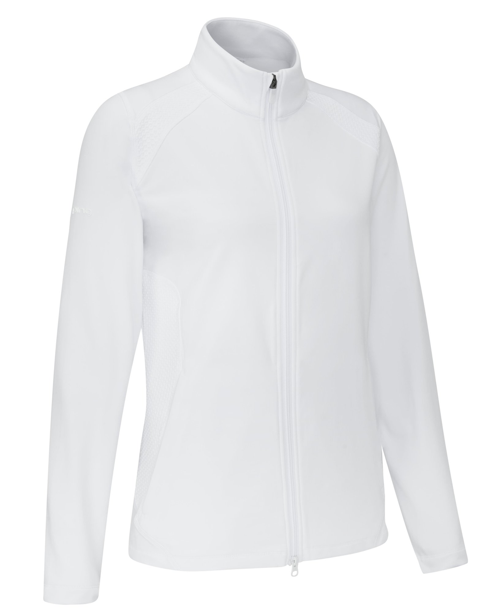 PING Eda Lightweight Full Zip chaqueta de mujer, blanca