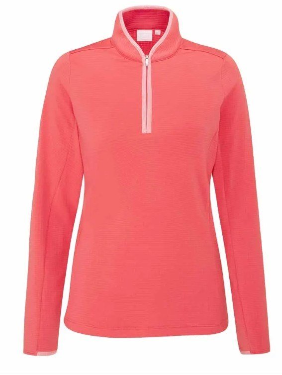 PING Abigale Fleece sudadera de mujer, rosa paradise