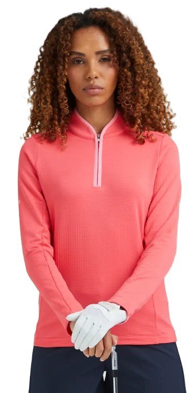 PING Abigale Fleece sudadera de mujer, rosa paradise