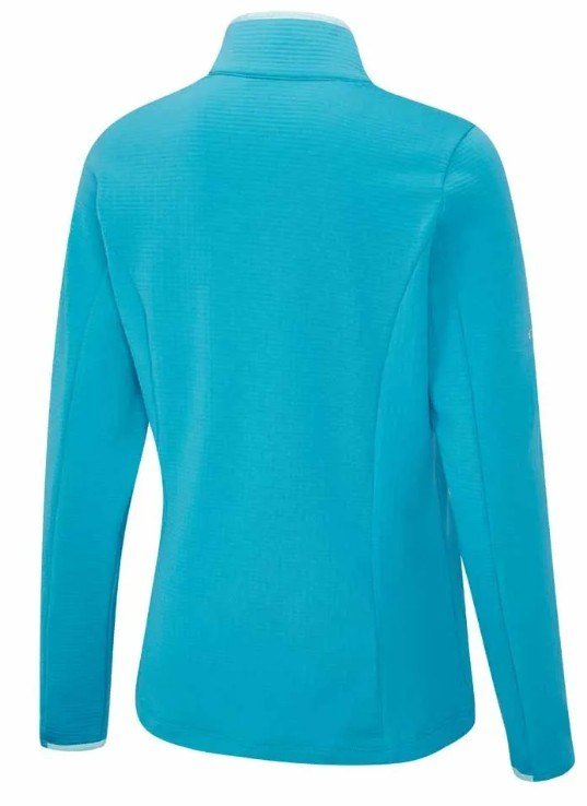 PING Abigale Fleece sudadera de mujer, turquesa