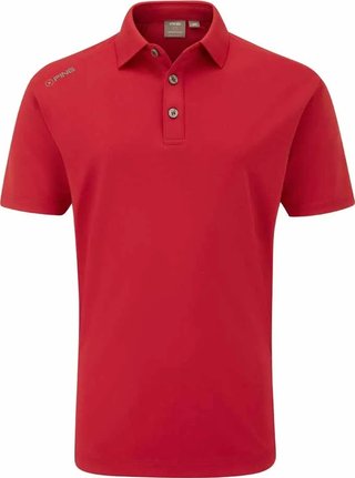 PING Lindum Junior polo infantil, rich red