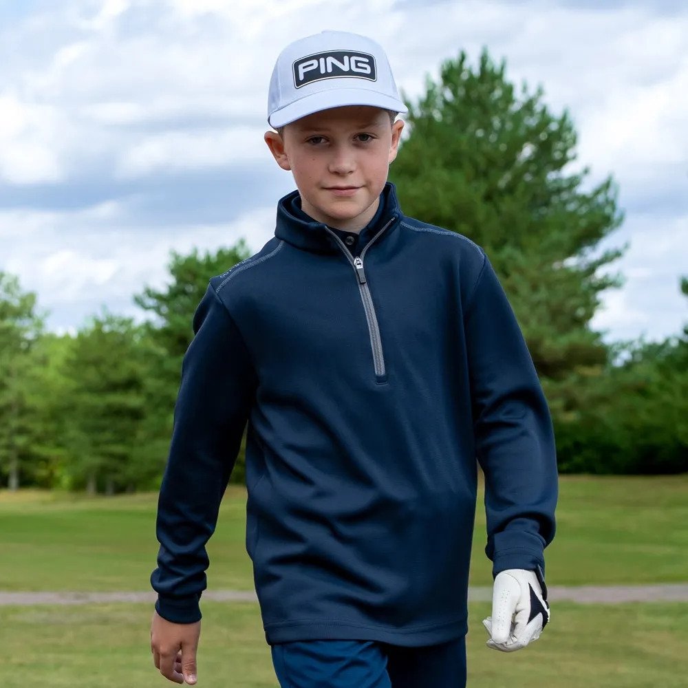 PING Ramsey Junior sudadera infantil, azul marino