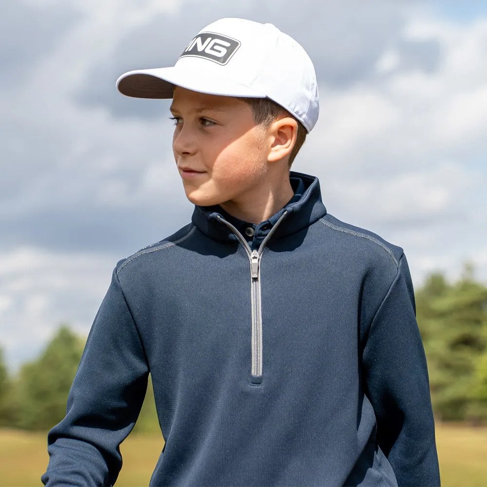 PING Ramsey Junior sudadera infantil, azul marino