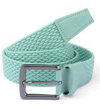 PING Stretch Webbing mens belt, green bay