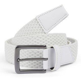 PING Stretch Webbing cinturón de hombre, blanco