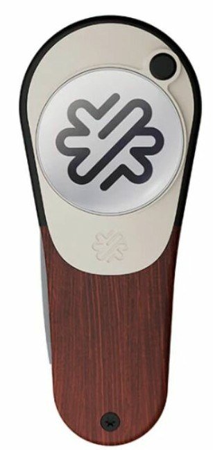Pitchfix Woodie marcador de divots, cherry