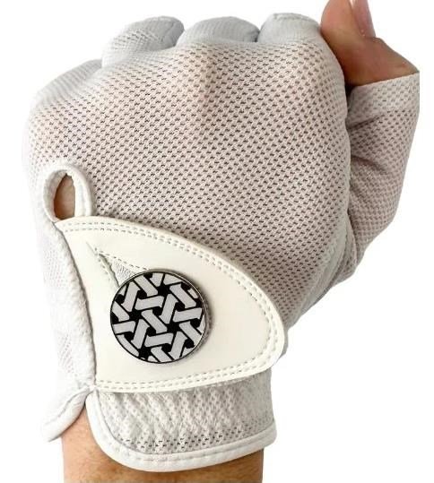 Best of Golf America Halfinfer guante de mujer, blanco