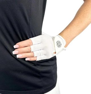 Best of Golf America Halfinfer guante de mujer, blanco