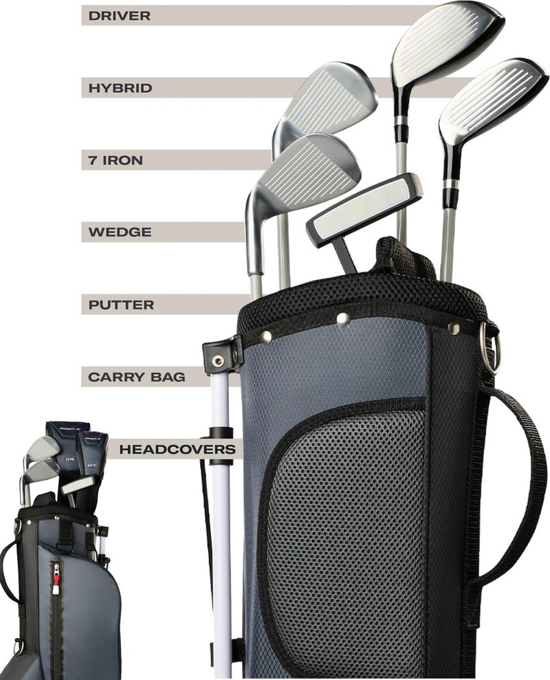 Wilson Profile JR junior set de golf, grafito