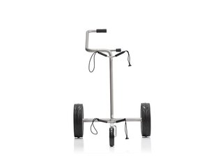 JuStar Silver carrito manual de 3 ruedas, titanio plateado