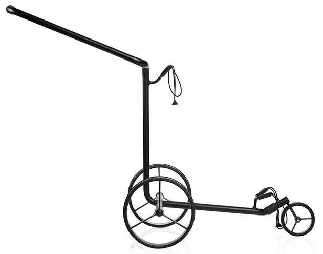 JuStar Black carrito manual de 3 ruedas, negro