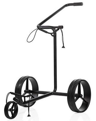 JuStar Black carrito manual de 3 ruedas, negro