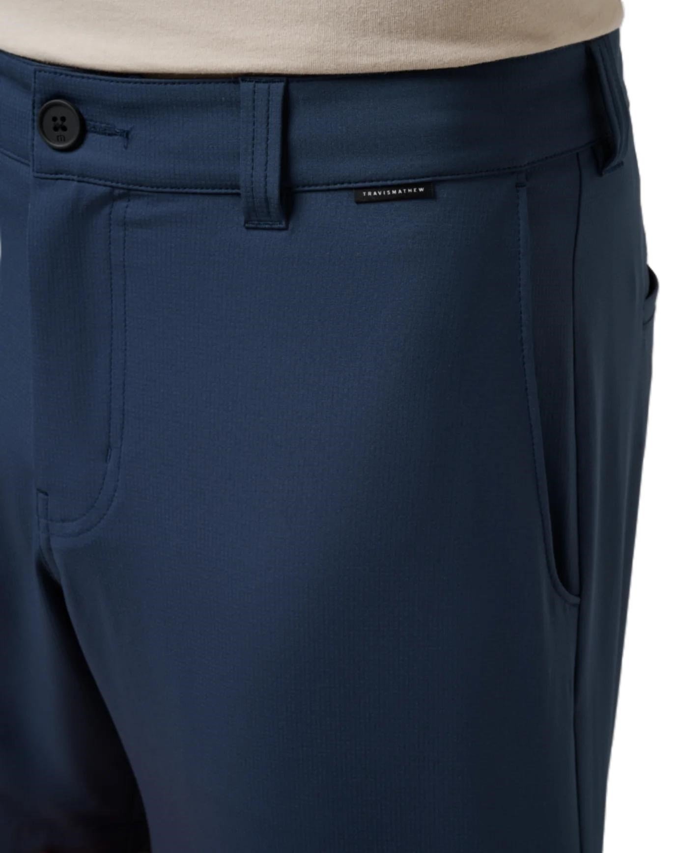 Travis Mathew Wanderlust pantalones cortos de hombre, mood indigo