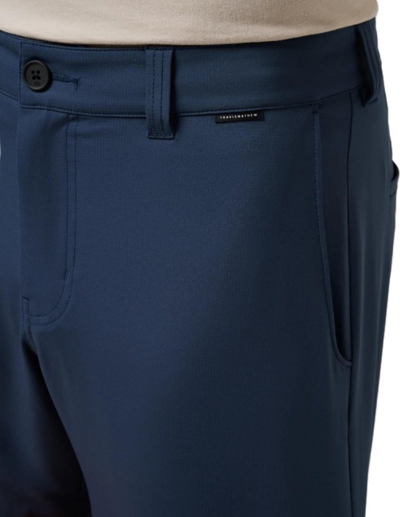 Travis Mathew Wanderlust pantalones cortos de hombre, mood indigo