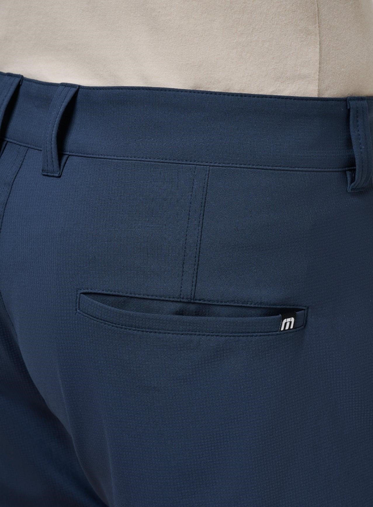 Travis Mathew Wanderlust pantalones cortos de hombre, mood indigo