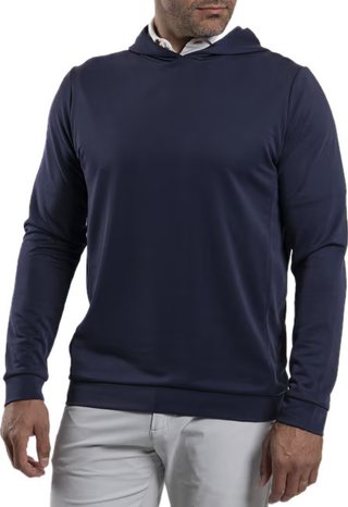 KJUS Kallen Hooded Midlayer sudadera con capucha para hombre, atlanta blue