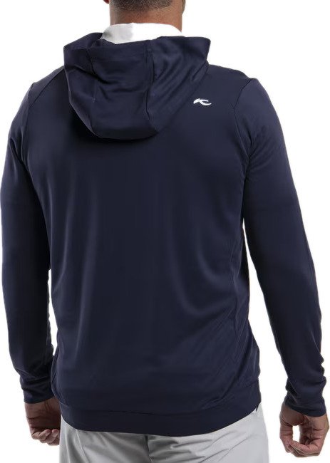 KJUS Kallen Hooded Midlayer sudadera con capucha para hombre, atlanta blue
