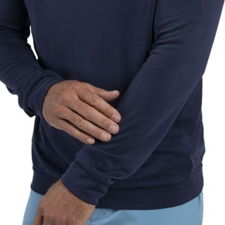 KJUS Kallen Hooded Midlayer sudadera con capucha para hombre, atlanta blue