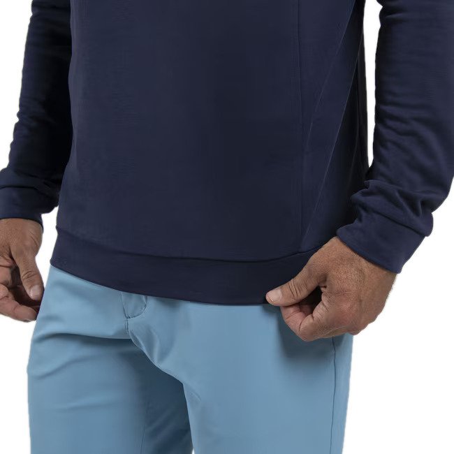 KJUS Kallen Hooded Midlayer sudadera con capucha para hombre, atlanta blue