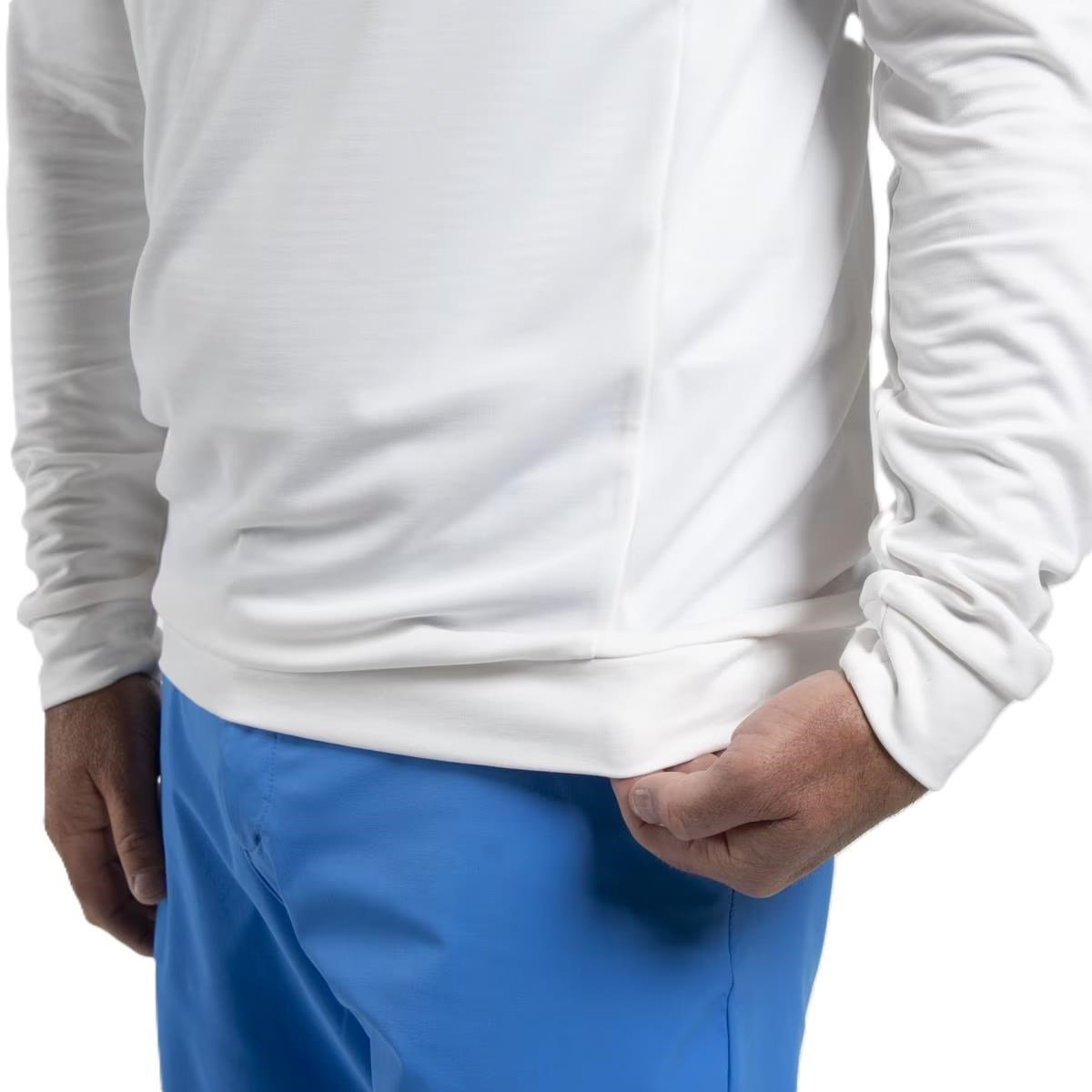 KJUS Kallen Hooded sudadera con capucha de hombre, blanca
