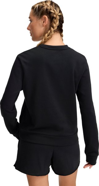 Under Armour Rival Terry Crew sudadera de mujer, negra