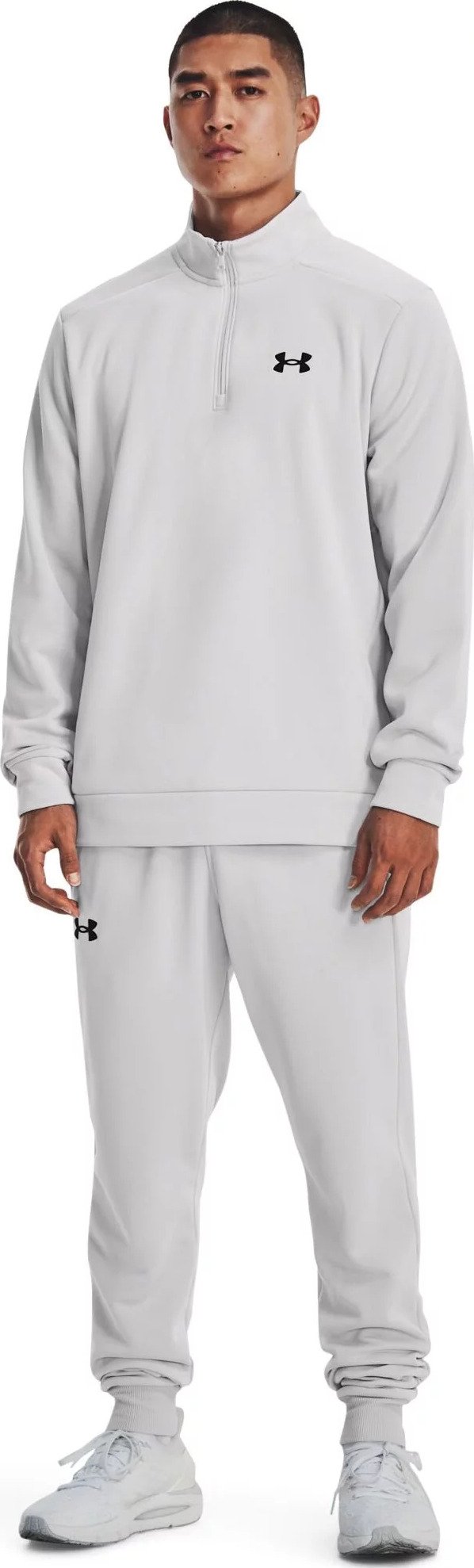 Under Armour Fleece 1/4 Zip sudadera de hombre, halo gray