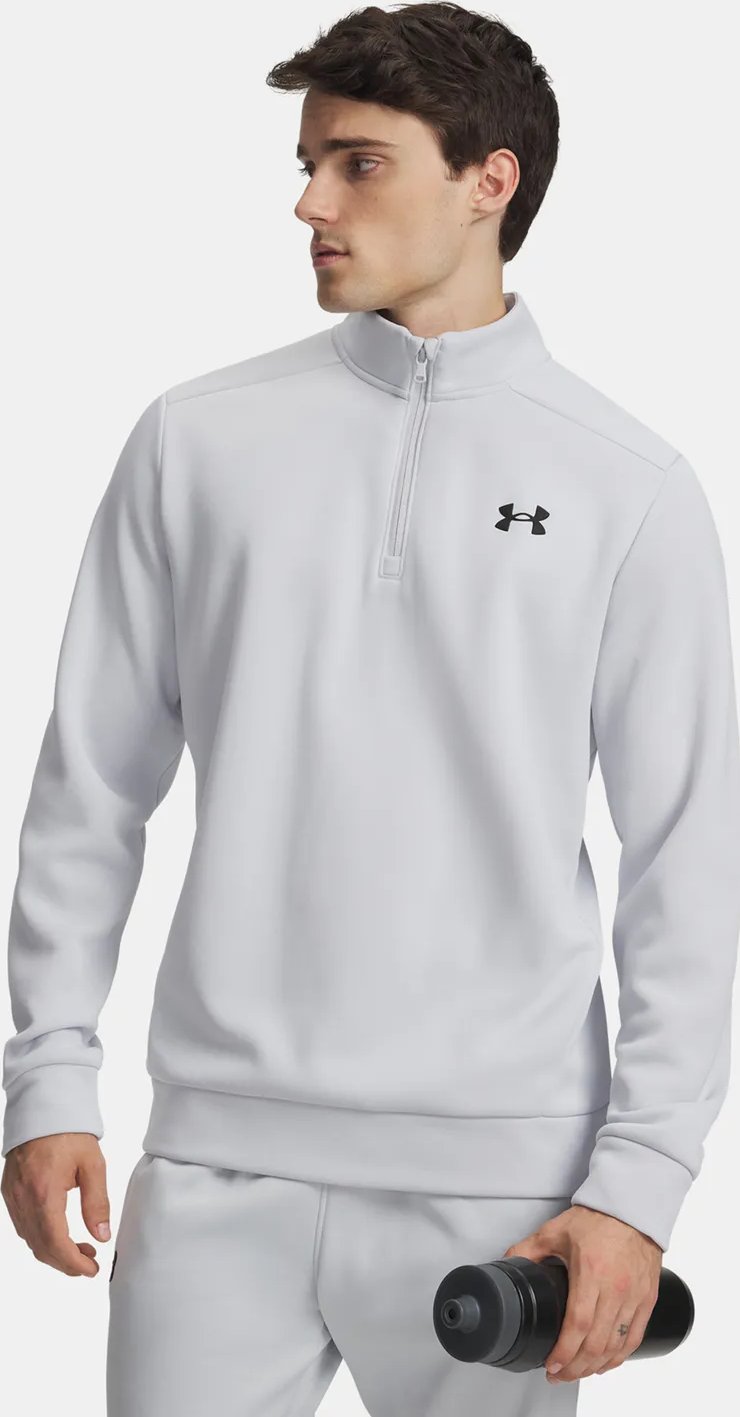 Under Armour Fleece 1/4 Zip sudadera de hombre, halo gray